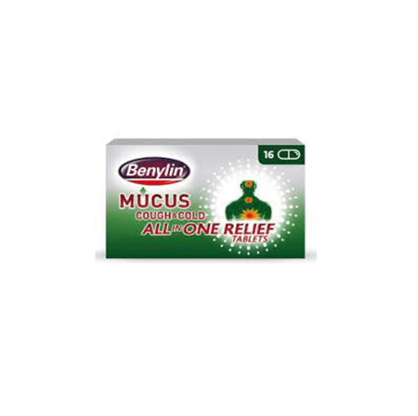 Benylin Mucus Cough & Cold Relief Tablets16's 