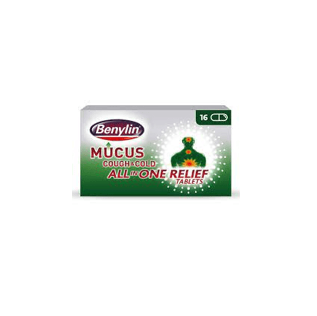 Benylin Mucus Cough & Cold Relief Tablets16's 