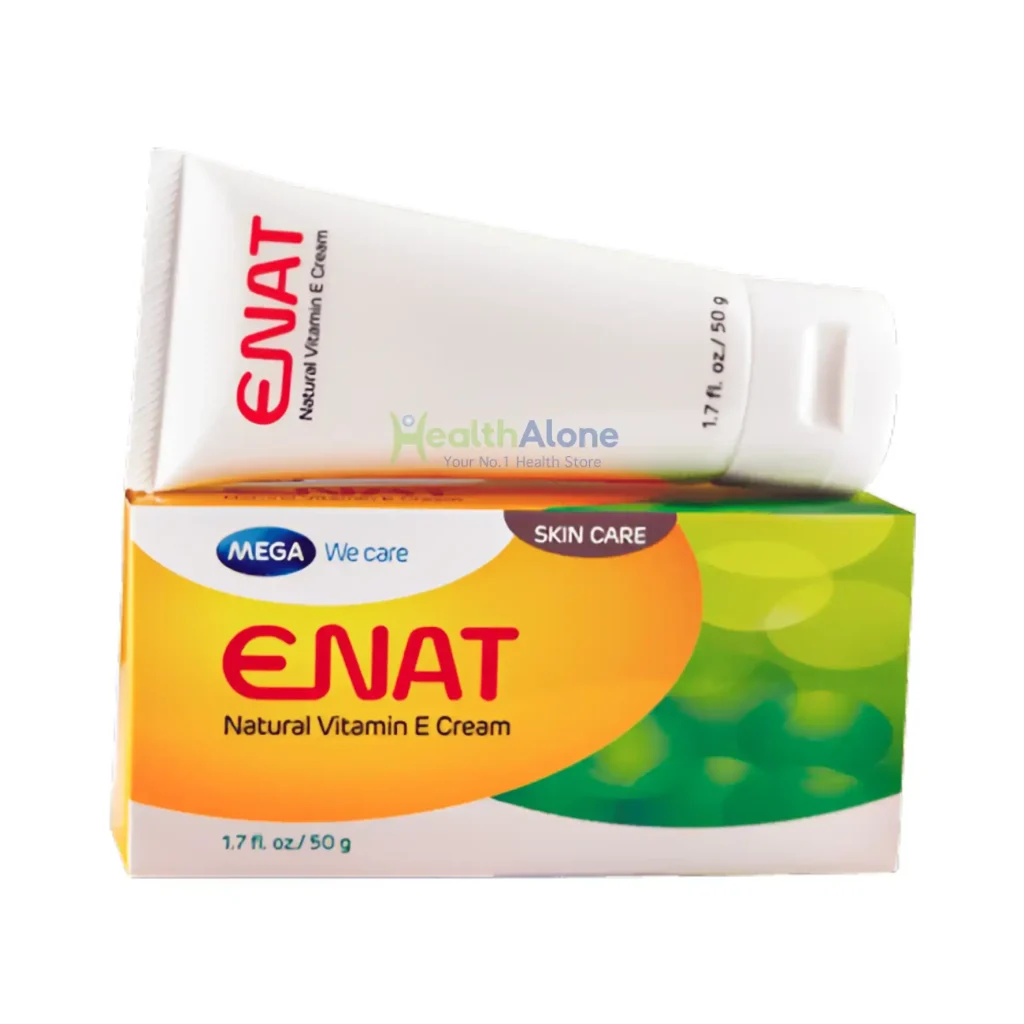 Enat natural vitamin E cream moisturiser, available in Kenya at HealthAlone