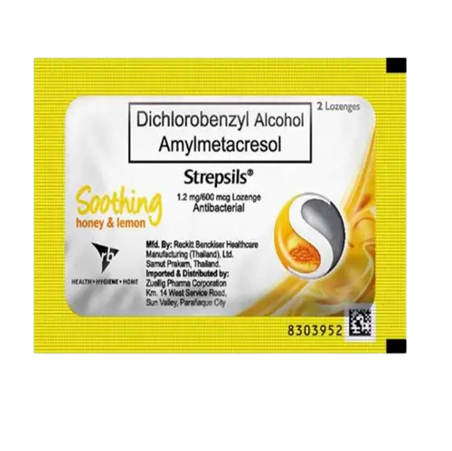 Strepsils Lozenges Honey & Lemon 2'S