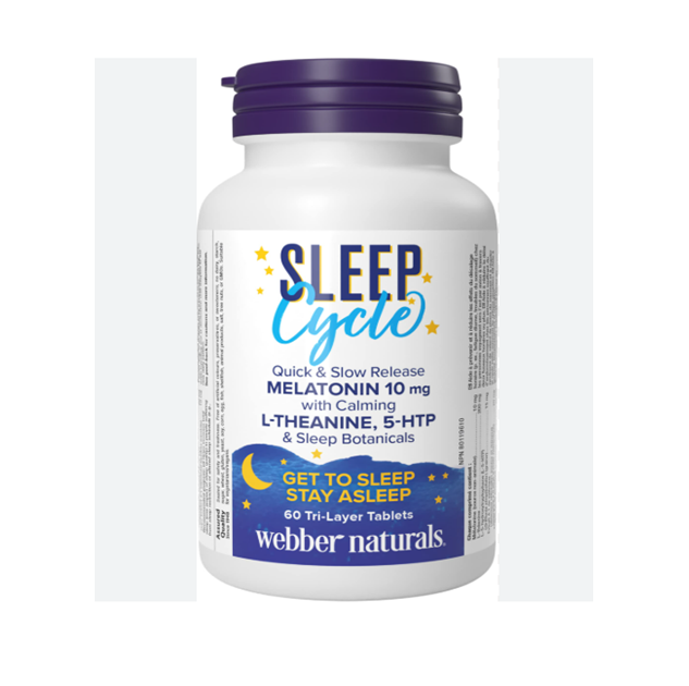 Sleep Cycle Melatonin with L-Theanine, 5-HTP & Sleep Botanicals ...