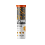 Vitamin C 1000mg & Zinc 15mg Orange Flavour Effervescent