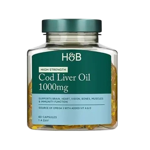 omega_3- Holland & Barrett Omega‑3 Fish Oil 1000mg Capsules - Image 1