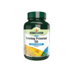 Bottle of Nature's Aid Evening Primrose Oil, cold-pressed, 1000 mg supplement in a green container with white label.
