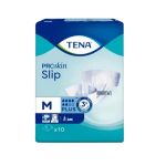 TENA ProSkin Slip incontinence pads, medium size, pack of 10.