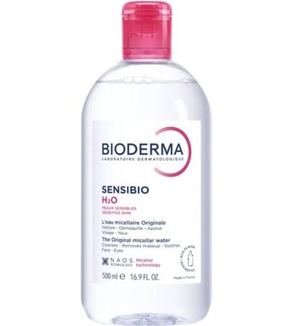 Bioderma Sebium H2O micellar water 500 ml, no-rinse cleanser and make-up remover for oily skin