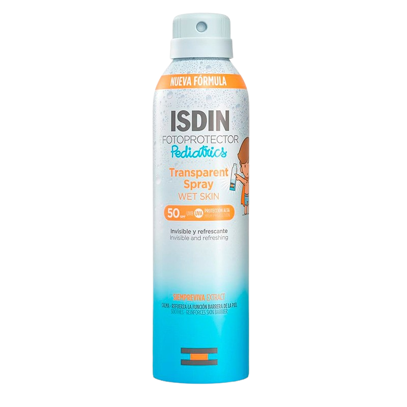 isdin-fotoprotector-pediatrics-transp-spray-spf50-250ml ISDIN Fotoprotector Pediatrics Transparent Spray Wet Skin SPF50 250ml - Image 1